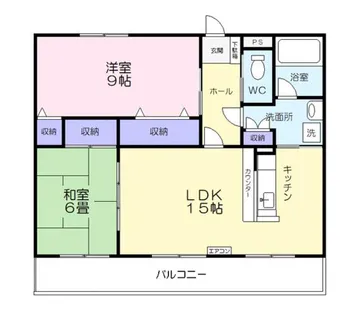 愛知県豊橋市平川本町2丁目【マンション】の間取り