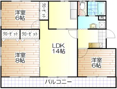 casa grain 都【3階】の間取り