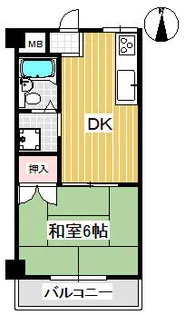 大阪府吹田市泉町1丁目【マンション】の間取り