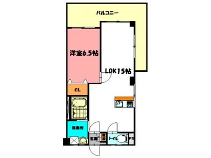 パレスタジオ【2階】の間取り