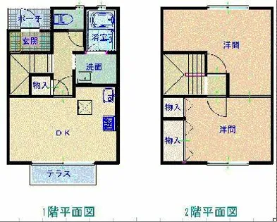 兵庫県三木市緑が丘町本町1丁目【アパート】の間取り