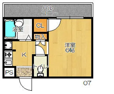 小南忍ヶ丘ビル【5階】の間取り