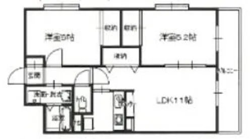 第28川崎ビル【502号室】の間取り