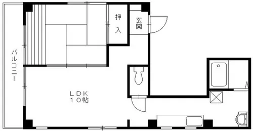 アカデミアワン【202号室】の間取り