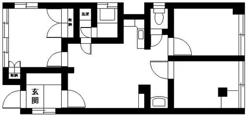 しみずビル【4階】の間取り
