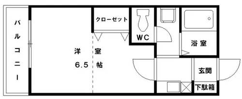 レンブランサ若宮ⅡB【102号室】の間取り