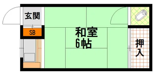 清雲荘【3階】の間取り