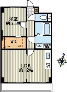 ライベス春日野【502号室】の間取り