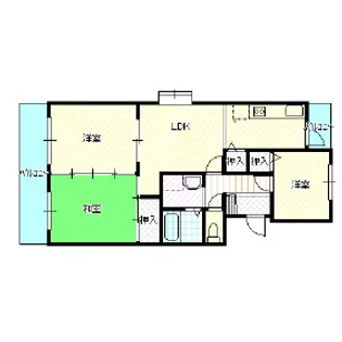 ディアライフ【3階】の間取り