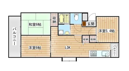 ディアライフ【3階】の間取り