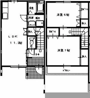 スペランツァ【A号室】の間取り