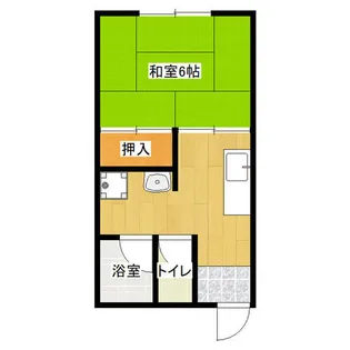 コーポ嵐山口【2階】の間取り