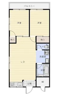 北野マンション【2階】の間取り