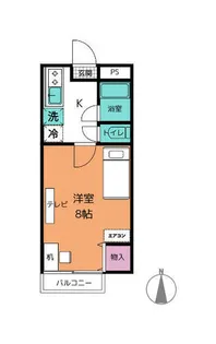 リノア日本福祉大学西【2階】の間取り