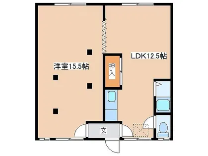 コーポさが【2階】の間取り