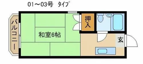 ヴィラ藤【301号室】の間取り