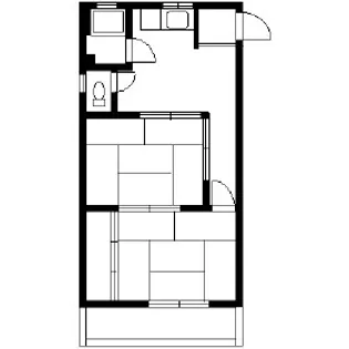 ニッシン岡本マンション【203号室】の間取り