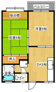 フォレストコート【2階】の間取り