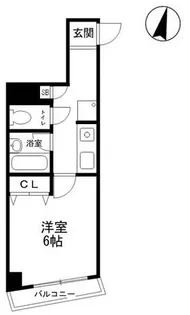 エンジェルハイツ【6階】の間取り