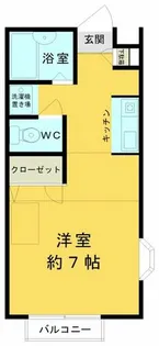 サーチュイン原【201号室】の間取り
