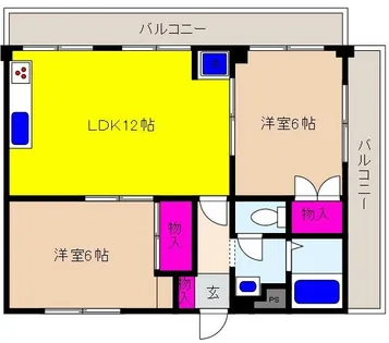兵庫県神戸市東灘区住吉東町1丁目【マンション】の間取り