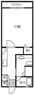 ランドスペース【203号室】の間取り