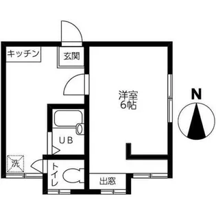 パークサイド湊川【1階】の間取り