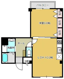 Maison Asahi【3-D号室】の間取り