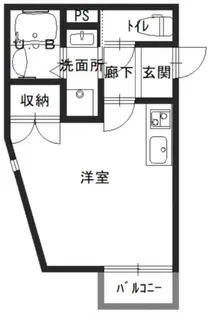 クレセント西代【201号室】の間取り