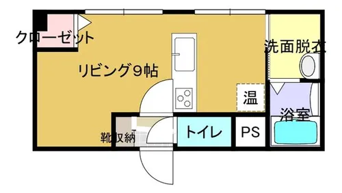 瀬戸ビル【2-A号室】の間取り