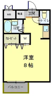 ファイネスコート草津【304号室】の間取り