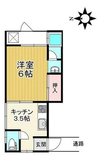 Nクラタニコート【1階】の間取り