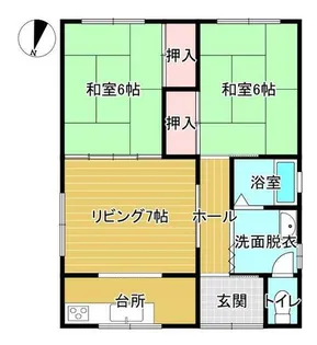 小林ハイツB【201号室】の間取り