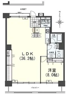 キャッスルハイツ上前津【12階】の間取り