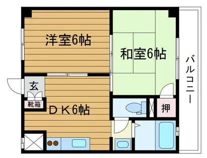 TKハイツ【3階】の間取り