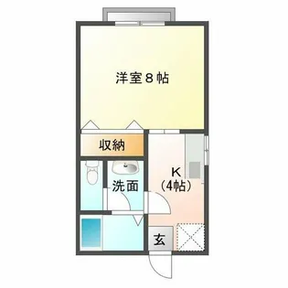 コーポあおい【2階】の間取り