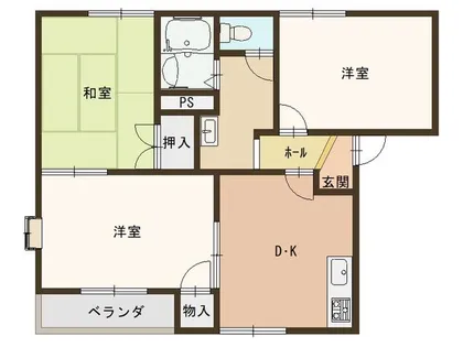 ブランシェ下森A【201号室】の間取り