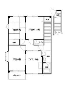 ハイステージFuji【2階】の間取り