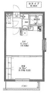COZY APARTMENT YADA【303号室】の間取り