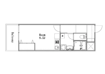福岡県北九州市小倉北区古船場町【マンション】の間取り