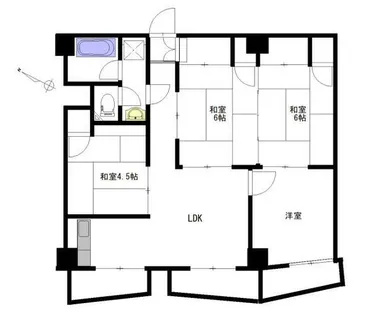 以和貴ビル【10-I号室】の間取り