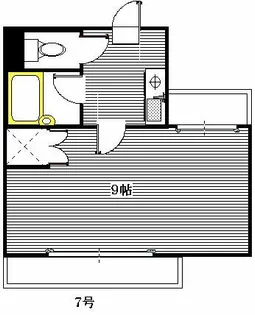 グリーン筥松【107号室】の間取り