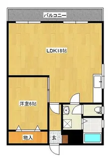 清水ビル【204号室】の間取り