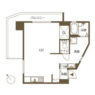 新高砂マンション【304号室】の間取り