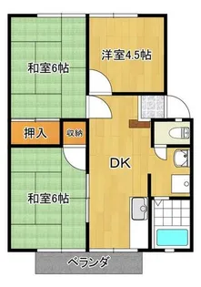 グリーンハイツ田寺【2階】の間取り