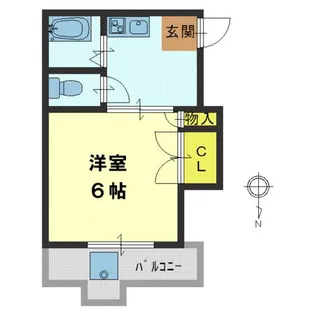 メゾン関目【4階】の間取り
