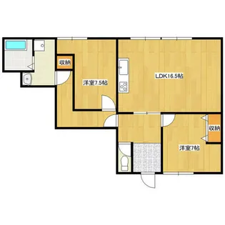 ヒカリコーポ【105号室】の間取り