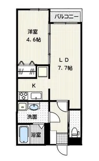 リーフタカShow【201号室】の間取り
