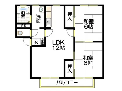 メルヴィルA棟【2階】の間取り