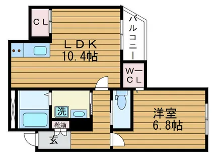 エドモントン【2階】の間取り